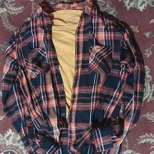 Y2k Flannel And Tshirt